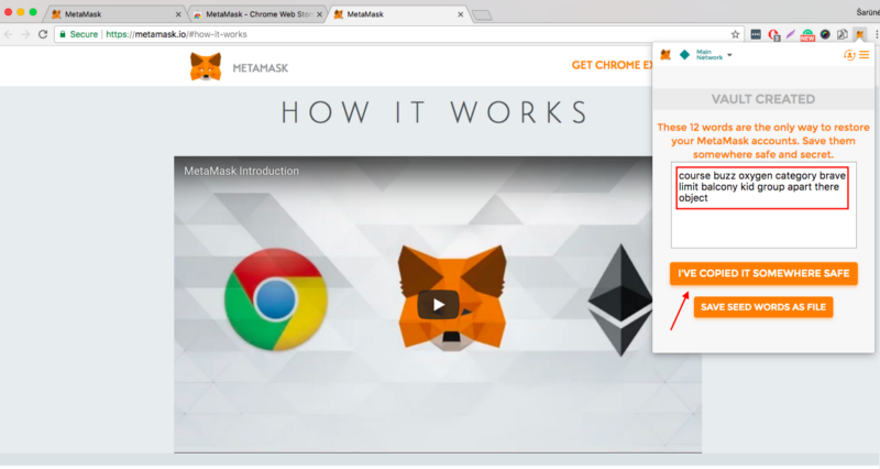 ethereum sites using metamask