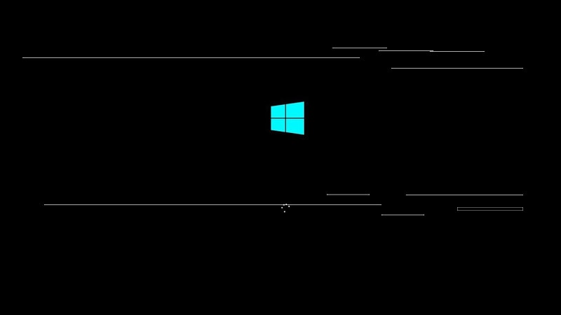 screen black and white windows 10