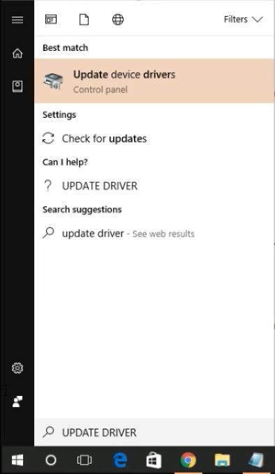 fix white lines by update device driver