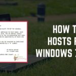 not able to edit hosts file in windows