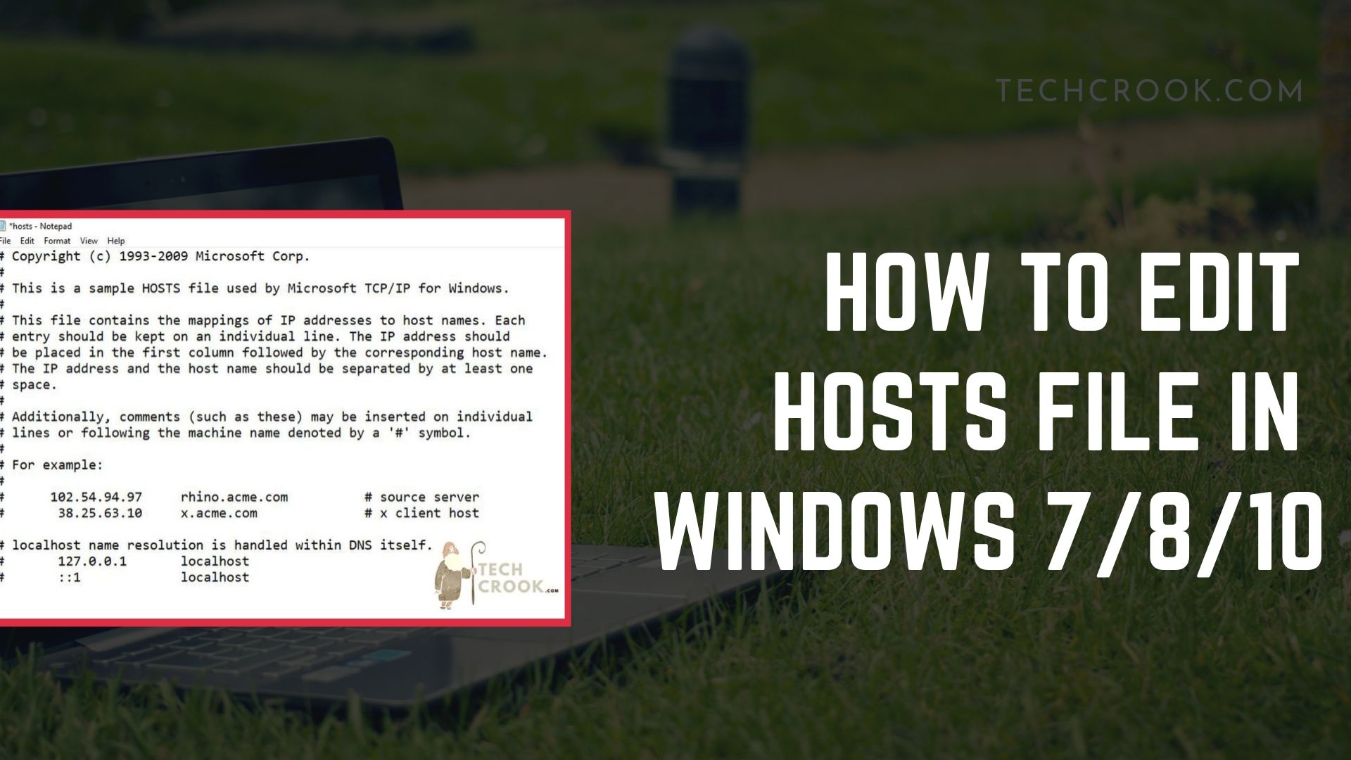 not able to edit hosts file in windows