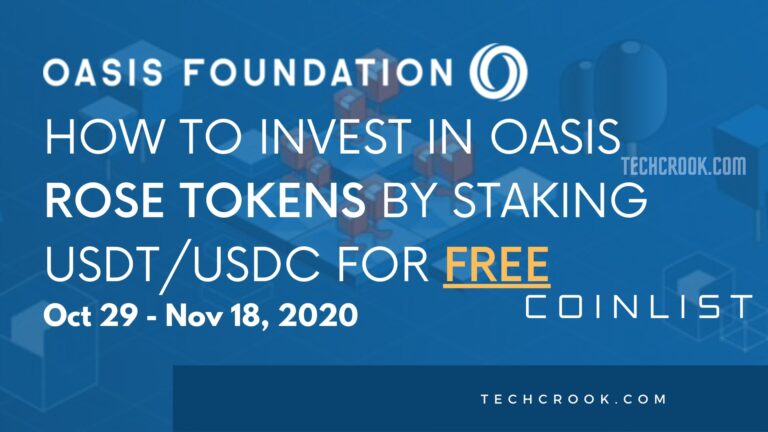 How to use Coinlist to stake USDT to earn ROSE coins step by step