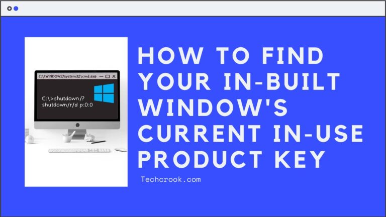 Find your pre-installed windows 7/8/10 product key