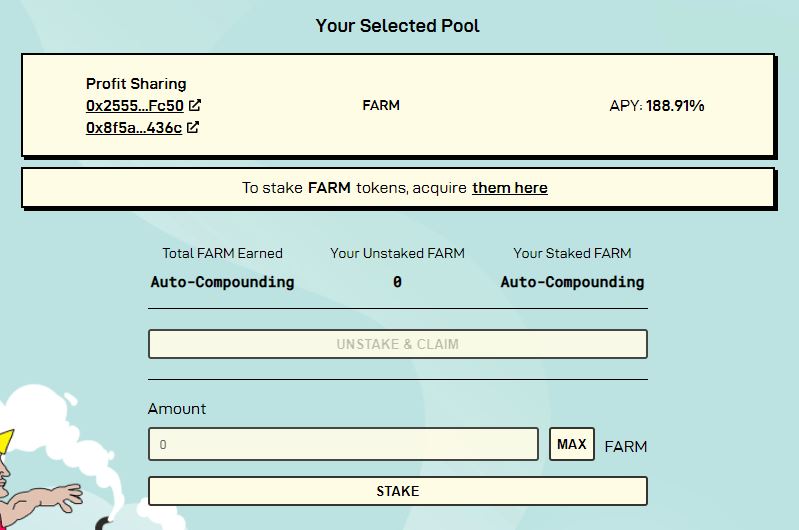 harvest finance total supply