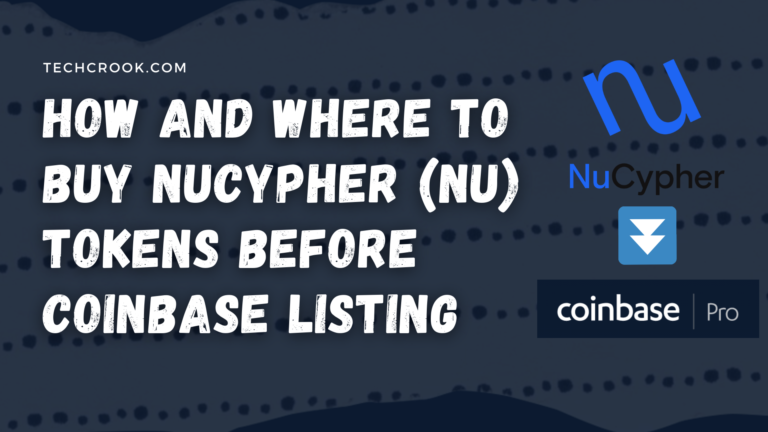Where to buy NuCypher tokens before Coinbase Pro listing