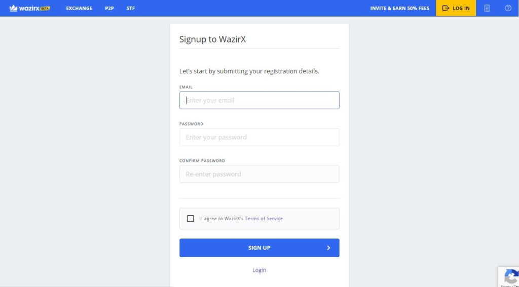 How to Register on WazirX in India