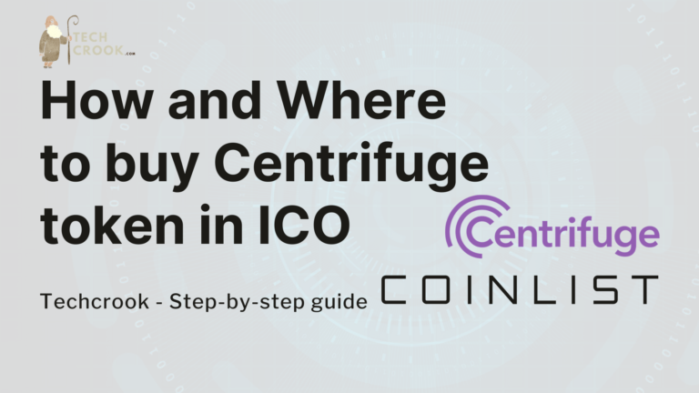 Buy Centrifuge Token CFG ICO presale from Coinlist step by step guide