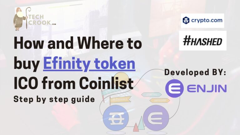 How and Where to buy Efinity token ICO from Coinlist EFI token details step by step guide