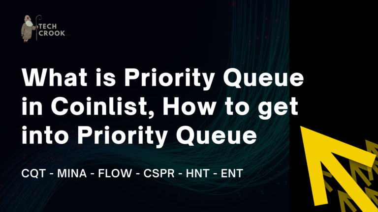 what and how to get into Coinlist priority queue