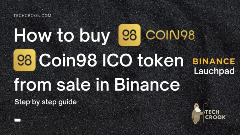 How and where to buy Coin98 ICO tokens from Binance Launchpad how to use binance launchpad