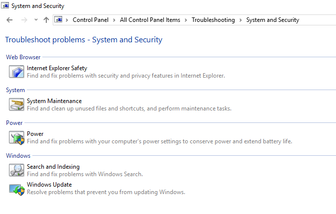 Use Windows 10 inbuilt troubleshooter to Speed Up your windows