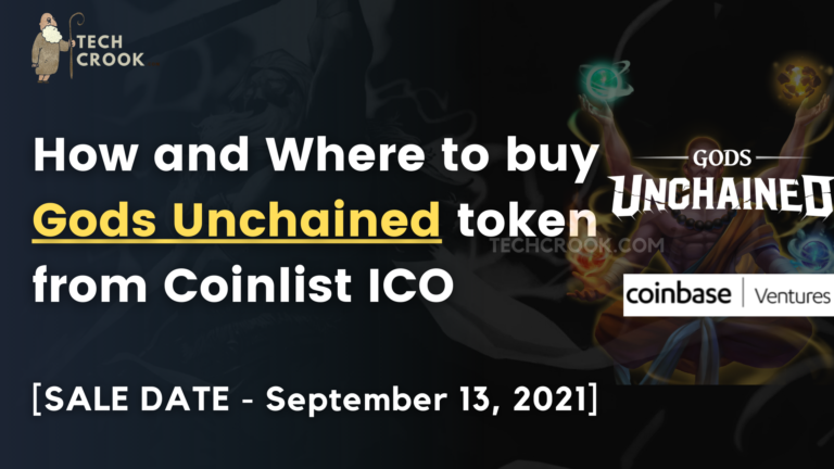 Gods Unchained GODS token sale IEO coinlist