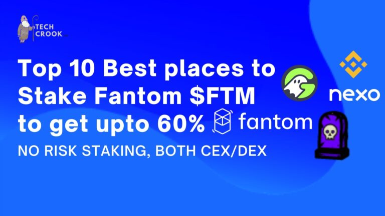 Best place to stake Fantom FTM token and get highest interest