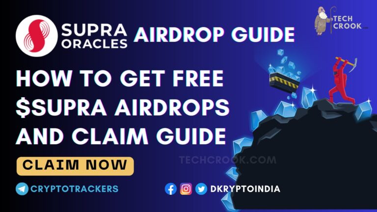 SUPRA token airdrop and claim step by step ICO details