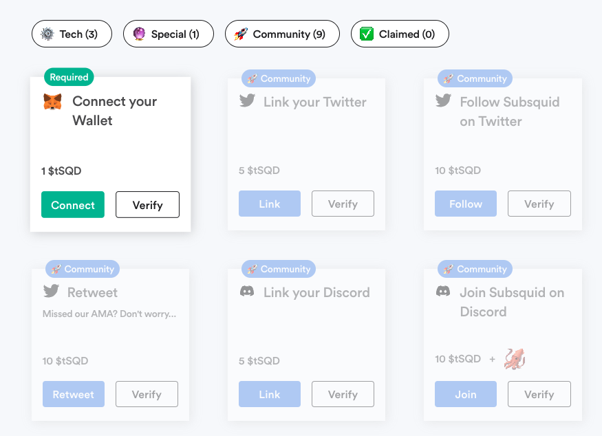 subsquid testnet airdrop step by step guide