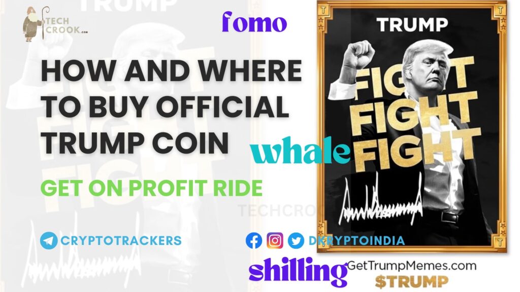 Step by step guide on how and where to buy official trump coin