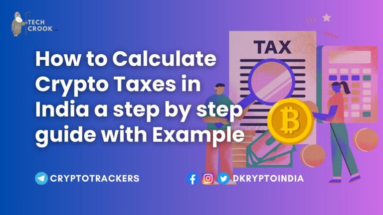 step to Calculate crypto tax in India