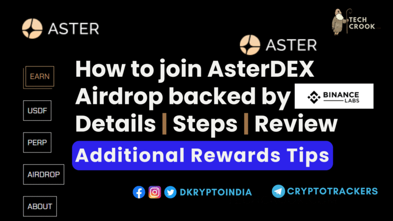 How to join AsterDex airdrop
