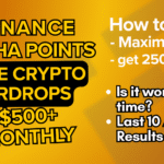 Binance alpha points airdrop details