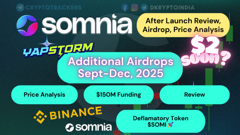 SOMI token post TGE Airdrop detail review