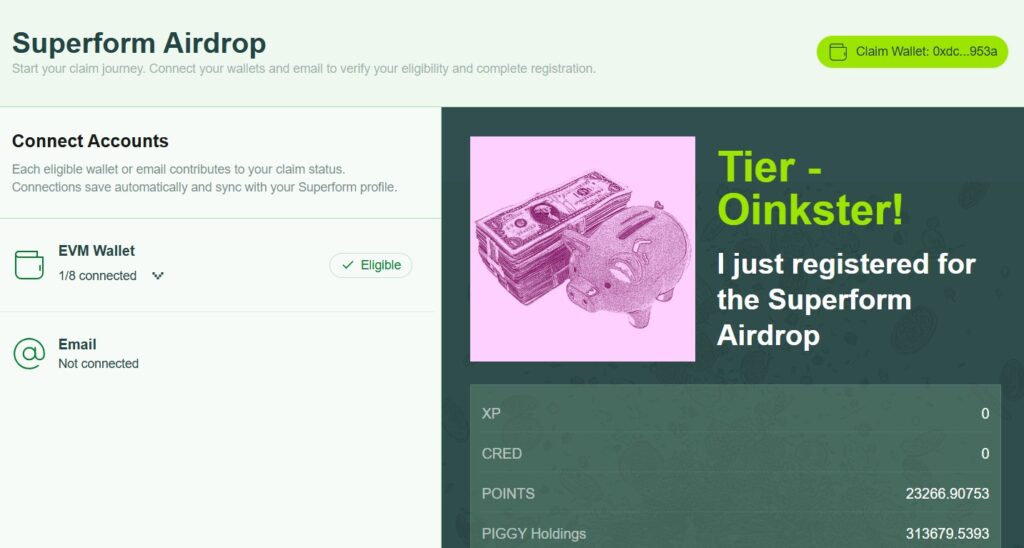 Superform token sale cookie legion launchpad