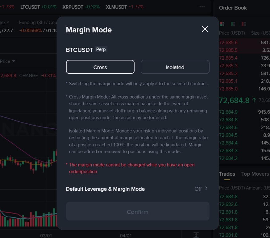 What is margin in perpetual trading